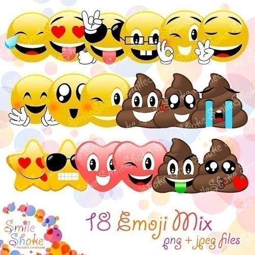 Kit Imprimible  Smile 18 Imágenes Png  18 Jpg. Ver Promo