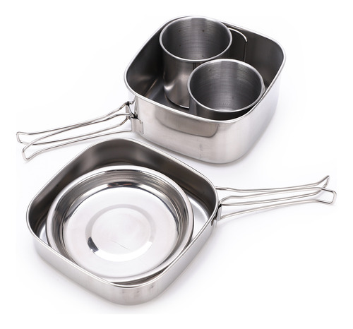 Set De Cocina De Acero Inoxidable, 6 Piezas, Artículos De Ca