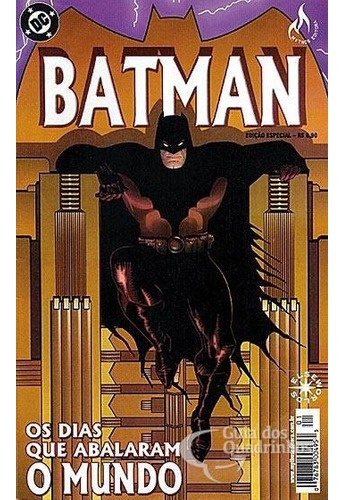 Batman - Os Dias Que Abalaram O Mundo, De Dc Comics. 1, Vol. 1. Editorial Mythos, Capa Mole, Edição 1 Em Português, 2002