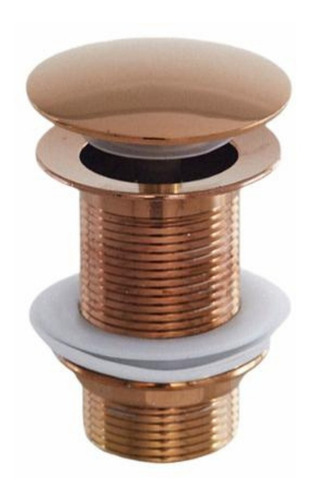 Valvula Para Cuba / Tanque Click Up Metal Rose Gold 1 1/4