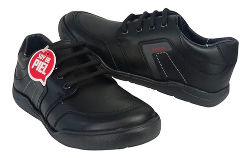 Zapato Casual Escolar Para Niño Yuyin 28031 Negro 18/24.5
