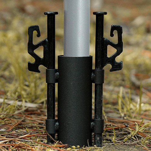 2 Estacas Para Tienda De Campaña. Spikes 30 Cm Con Soporte