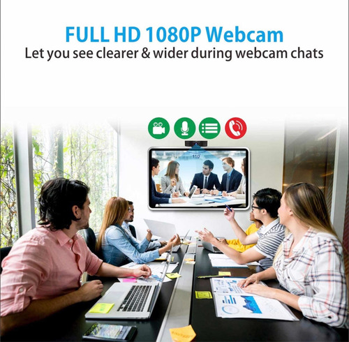 Imagen 6 de 7 de Cámara Web Webcam Full Hd 1080p Con Micrófono