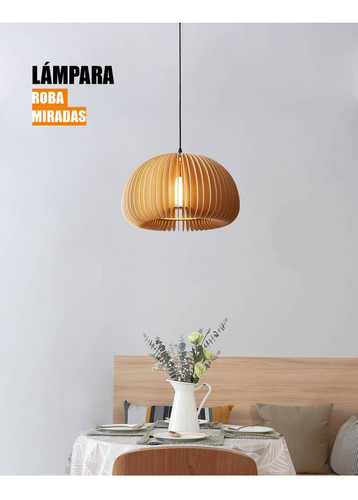 Lámpara De Techo Colgante Moderna Natural Organic 2