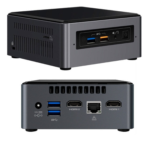 Mini Pc Intel Nuc Nuc7cjyh Celeron 240gb Ssd 8gb Vesa Wifi P