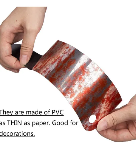 8 Blood Knives (pvc) - Halloween Bloody Knife Banner Decor