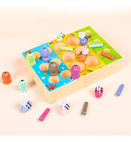 Juego De Pesca Magnética En Abrazadera Educativa Atrapar