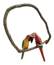 Comprar Casal De Pássaros Araras Na Liana Decoração