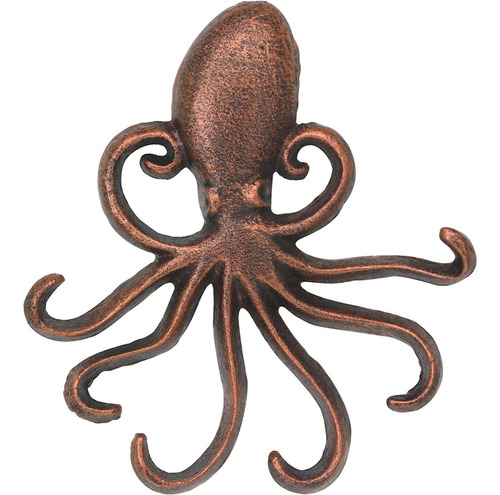 Stonebriar Gancho De Pared Decorativo De Pulpo De Hierro Fun