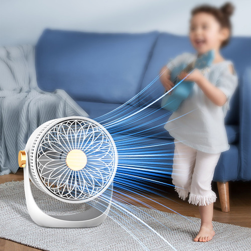 Mini Ventilador Portátil L, Luz Nocturna De 3 Velocidades, R