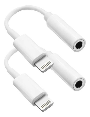 Adaptador Lightning A Auxiliar Plus 3.5mm Audifonos iPhone