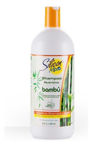 Shampoo Nutritivo Silicon Mix Bambu 1060 Profissional