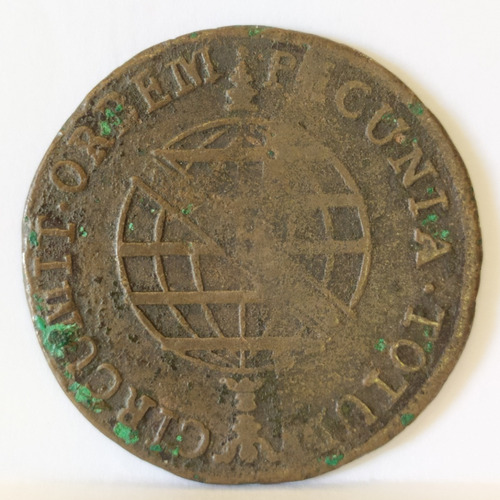 Moeda Xl Réis 1816 B Bahia Brasil Colônia D João Príncipe Bc (Usado)