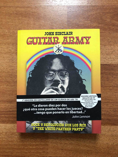 John Sinclair Guitar Army Mc5libro White Panther Yippie