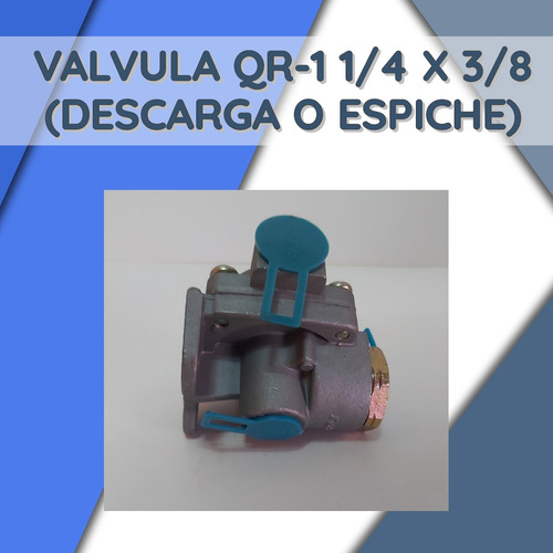 'valvula Qr1 - 1/4*3/8 ( De Descarga O Espiche )