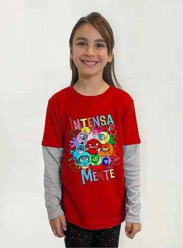 Polera Manga Larga Diseño Intensamente Cod 004 - Senshi