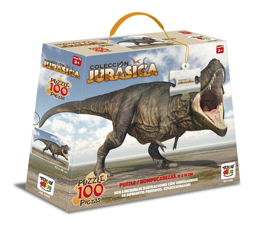 Puzzle 100 Piezas Tiranosaurio Colección Jurasica 