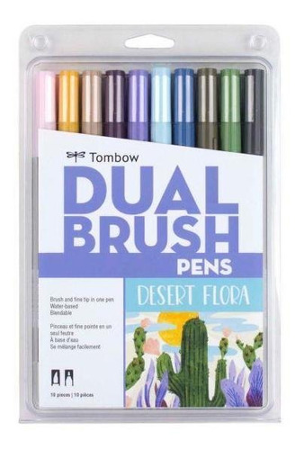 Imagen 6 de 8 de Marcadores Tombow Dual Brush Punta Pincel