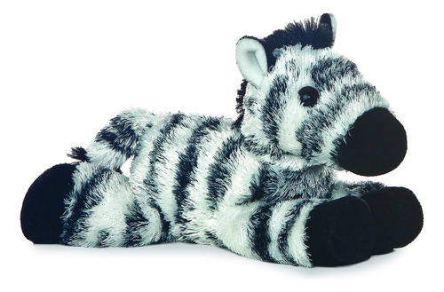 Peluche Aurora® Mini Flopsie ,modelo Cebra Zany