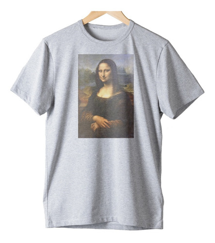 Camiseta Algodão Mona Lisa Da Vinci Aesthetic Retro Tumblr