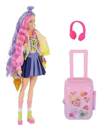 Muñeca Brittany Viaje Multicolor Jwzs-17