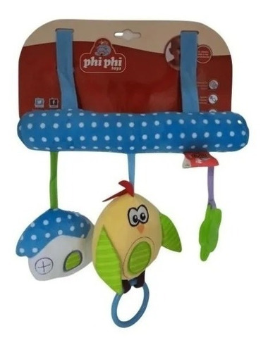 Imagen 1 de 5 de Barral Tira P/coche Y Cuna Peluche Pollito Phi Phi Toys 8677