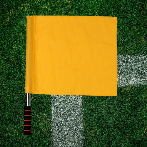 Bandera De Árbitro, Bandera De Mano De Comando Amarillo