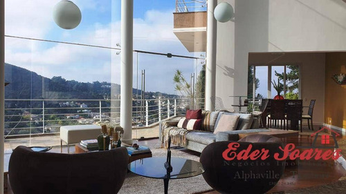 Imagem 1 de 15 de Casa À Venda No Alpha 10 Com Uma Bela Vista Para O Residencial - Es1880