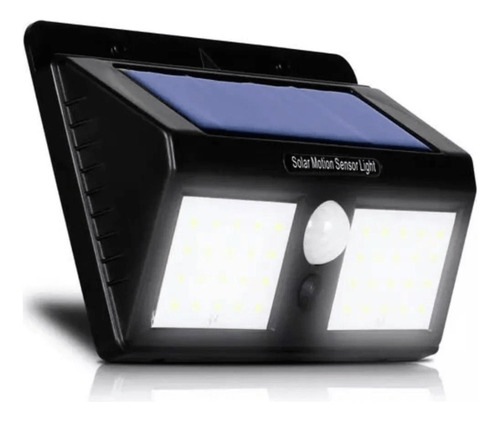 Luminária Solar Dupla 40 Leds Sensor Presença Automático Ext