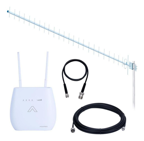 Kit Internet Rural 4g: Modem + Antena Ext 700 Mhz Aquario