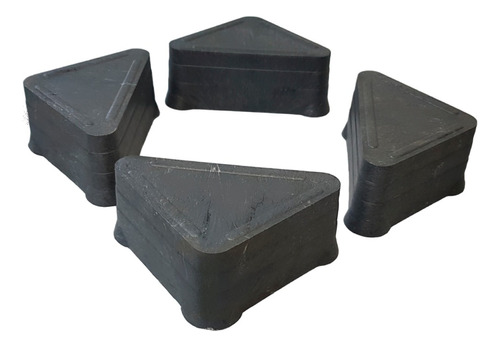 4 Patas Base Plásticas Triangulares Para Heladera O Muebles