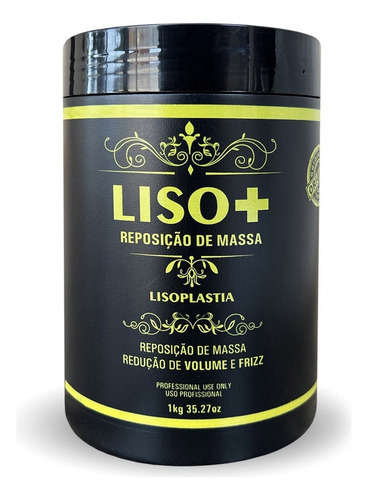 Botox Lisoplastia Liso gold Redução de Volume antifrizz de 12L 12kg