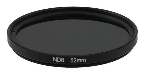 Filtro Densidade Neutra Nd8 Para Câmeras / Lentes (52mm)