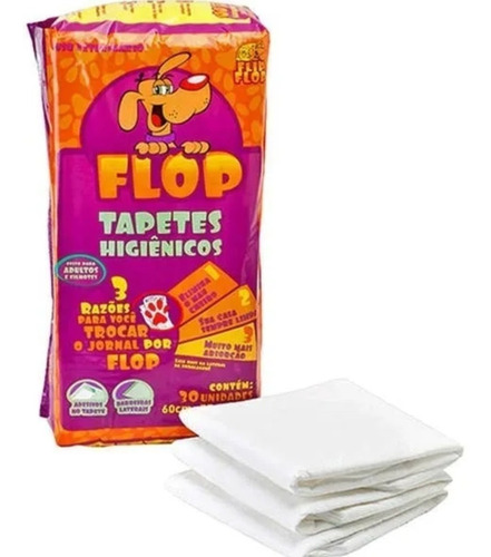 Tapetes Higiênico Barato Flop 30 Unidades Promoção