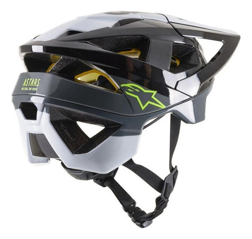 Casco Mtb Bici - Vector Tech Pilot Helmet - Alpinestar Color Negro Talle L