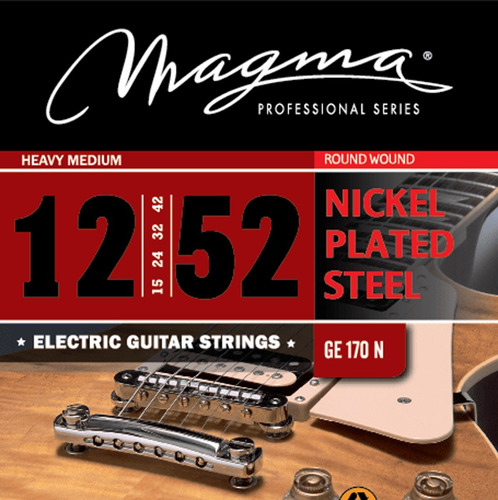 Imagen 1 de 3 de Encordado Guitarra Electrica Magma .012 Ge170n Leomusic