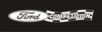 Comprar Calco Ploteo Tuning Parabrisas Ford Competición 58 Cm.