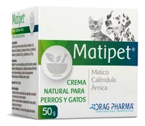 Matipet Crema Matico Perros Y Gatos 50 Grs Cicatriza Heridas