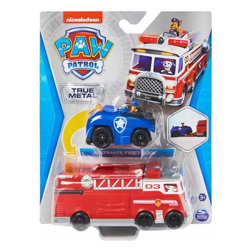  Paw Patrol Camion Bombero 2 En 1 Chase Y Marshall Int 17756