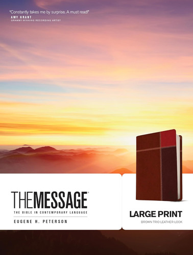Libro The Message Large Print-inglés