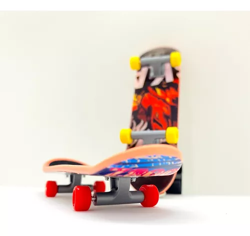 Skate de Dedo Fingerboard Kit 2 Skates com Acessórios Desmontáveis  Personalizável Brinquedo Infantil Presente Divertido Para Crianças