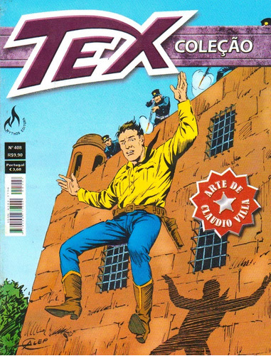 Tex: Fuga De Alcatraz, De Claudio Nizzi. Série Tex Coleção, Vol. 408. Editora Mythos, Capa Mole, Edição 408 Em Português, 2016