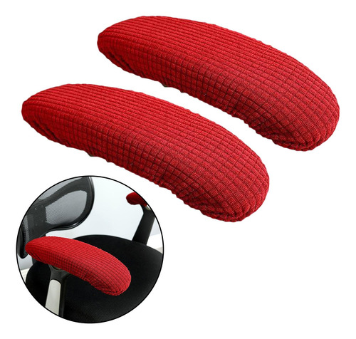 2pcs Estiramiento Silla De Brazo Rojo Los 25-33cm Rojo Rojo