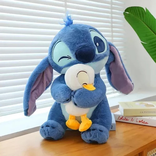 Peluche Stitch Guiño Abrazando A Un Pato Lilo & Stitch,1pc