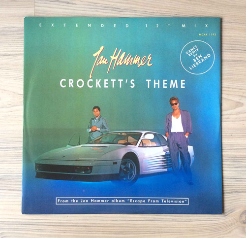 Vinilo Jan Hammer - Crockett's Theme (extended 12  Mix)