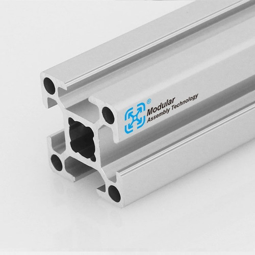 Perfil De Aluminio Estructural Pg30 30×30 4 Slots 5.8 Metros