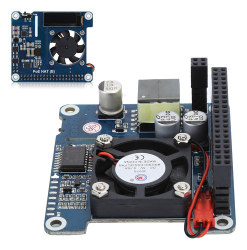 Placa De Expansão Ethernet Para Para Raspberry Pi 4b 3bpoe