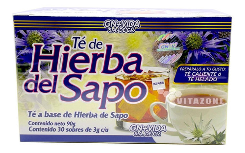 Té De Hierba Del Sapo 30 Sobres Gn+vida