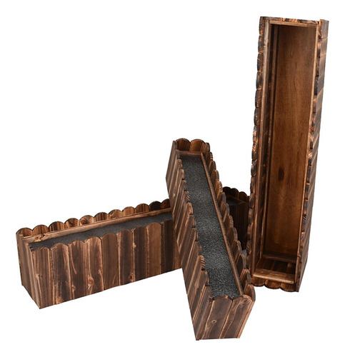 Maceta De Madera Para Flores, Caja De Madera Rectangular