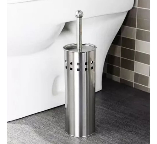 Escova Sanitaria Com Suporte Banheiro Higienização Inox